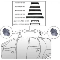 Accessorio Per Portasci Fabbri ALUSKI - SUPPORT / RIALZO -Elitee Negozio accessorio per portasci fabbri aluski support rialzo 2