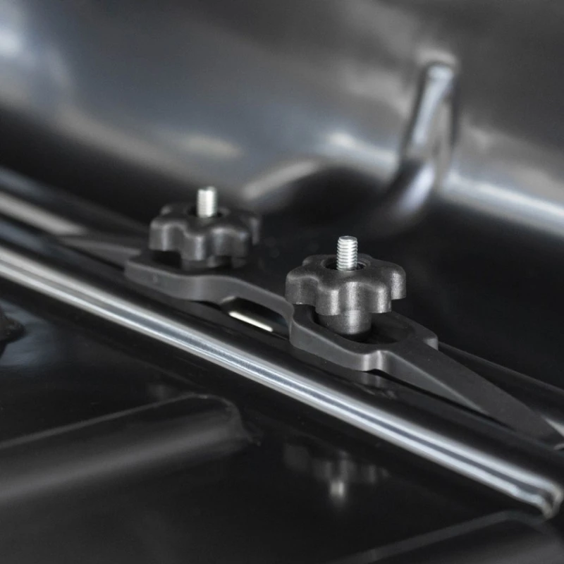 Baule Da Tetto MENABO' Mania 400 Litri Nero 5 Baule Da Tetto MENABO' Mania 400 Litri Nero - immagine 3