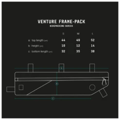 Borsa Orizzontale Al Telaio Bikepacking AGU VENTURE 3litri Nera HI-VIS -Elitee Negozio borsa orizzontale al telaio bikepacking agu venture 3litri nera hi vis 3