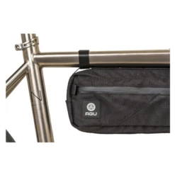 Borsa Orizzontale Al Telaio Bikepacking AGU VENTURE 3litri Nera HI-VIS -Elitee Negozio borsa orizzontale al telaio bikepacking agu venture 3litri nera hi vis 8