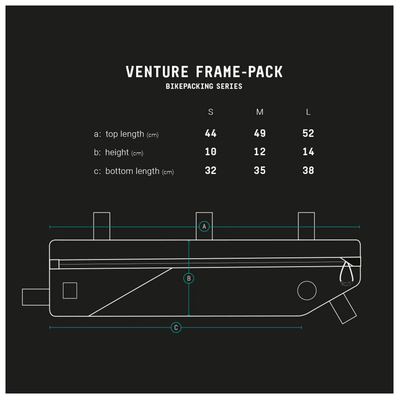 Borsa Orizzontale Al Telaio Bikepacking AGU VENTURE 4 Litri Nera MEDIUM HI-VIS 6 Borsa Orizzontale Al Telaio Bikepacking AGU VENTURE 4 Litri Nera MEDIUM HI-VIS - immagine 4