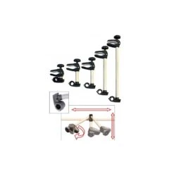 Braccetto 3D Per Portabici PERUZZO Padova Stelvio Firenze Art. 693 In Alluminio